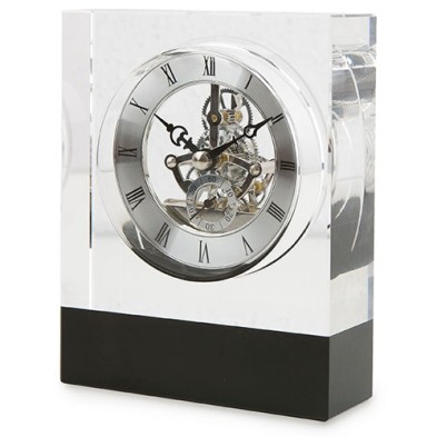 RELOJ CRISTAL BANDA NEGRA - Imagen 2