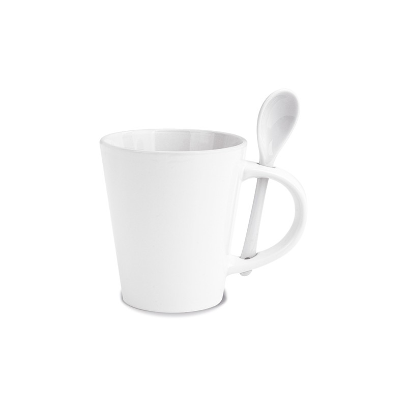 MUG CERAMICA CUCHARA SUBLIMACION - Imagen 1