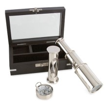 SET MINIATURA 3 PCS LATON SILVER - Imagen 1