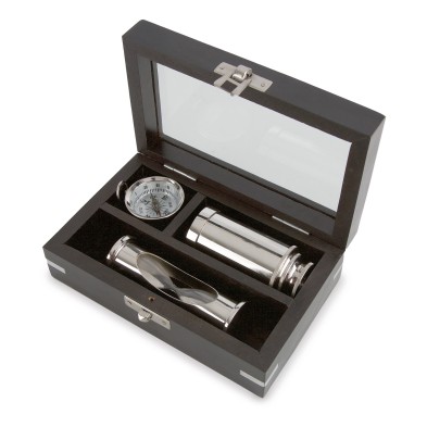 SET MINIATURA 3 PCS LATON SILVER - Imagen 1
