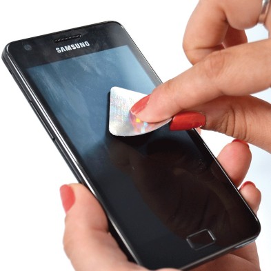 Pegatina limpia movil antirradiacion