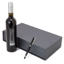 ESTUCHE VINO PX CON BOLIGRAFO "CORINTO"