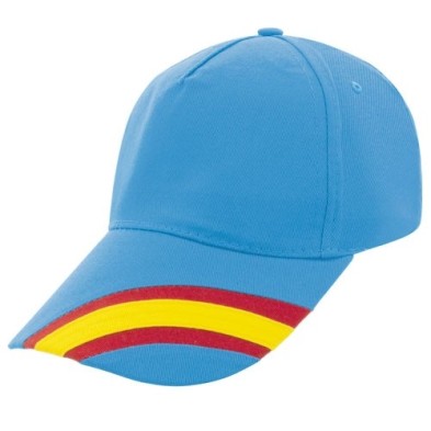 GORRA NACIONAL 5 PANELES ALGODN PEINADO "DEVA"