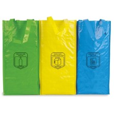 BOLSA TRIPLE ECO NON WOVEN LAMINADA "RECICLA"