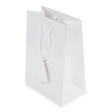 BOLSA REGALO PAPEL "CALLI" BLANCO NUCLEAR