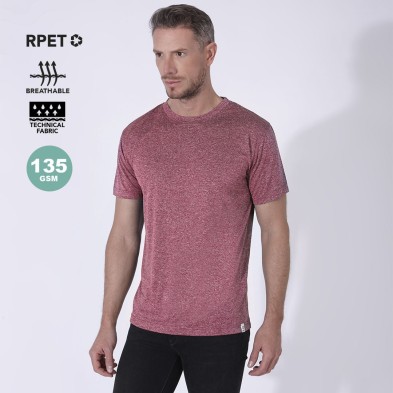 Camiseta adulto rits 100% poliéster rpet 135 g/ m2