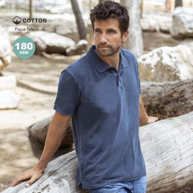 Polo adulto ken 100% algodón ring spun, pique 180 g/ m2