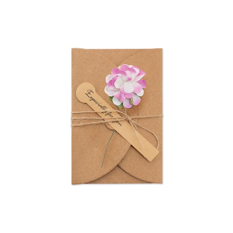TARJETAS VINTAGE FLORES SECAS (PACK DE 10)
