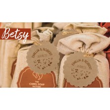 ETIQUETA KRAFT FESTONEADA "BETSY"