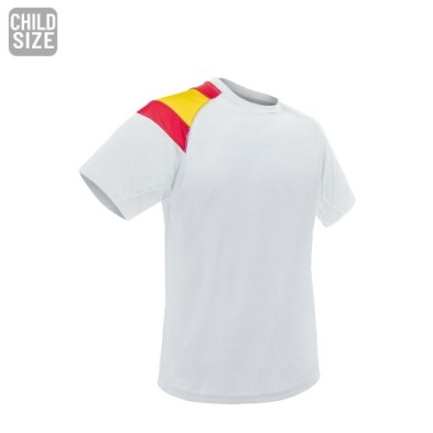 CAMISETA BANDERA NIÑO D&F BL4-6 "GALDANA"