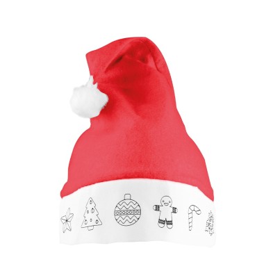 GORRO PARA PINTAR SANTA