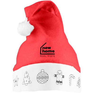 GORRO PARA PINTAR SANTA