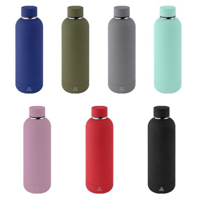 BOTELLA DOBLE PARED RUBBER RECICLADA