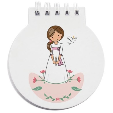 LIBRETA COMUNIÓN NIÑA "FRIDA"