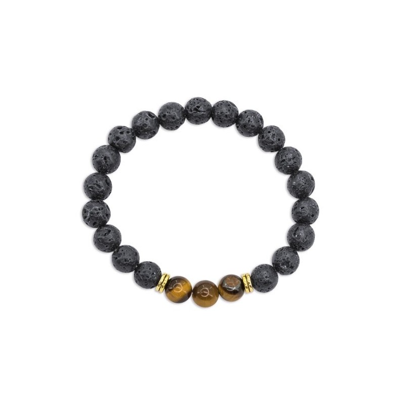 PULSERA PIEDRA VOLCÁNICA