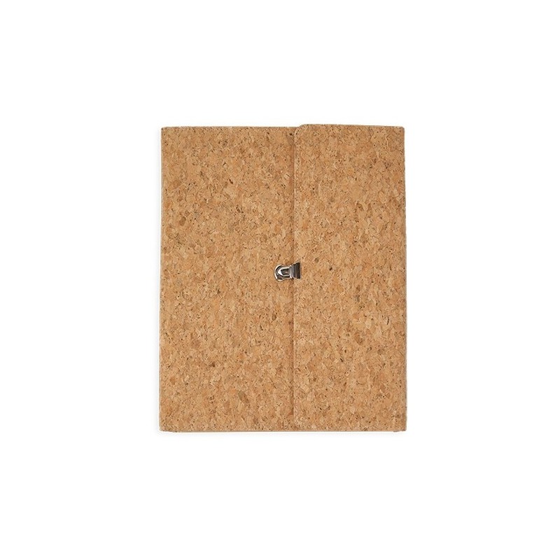 CARPETA CON BLOC CORCHO NATURAL "JACMEL"