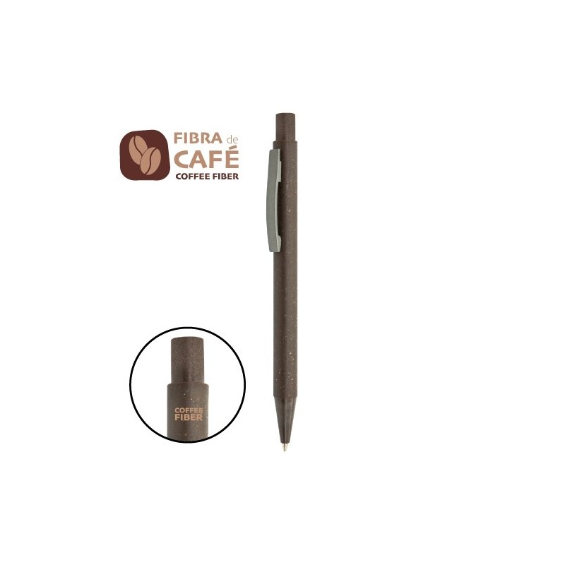 BOLIGRAFO FIBRA DE CAFÉ "MOKKA"