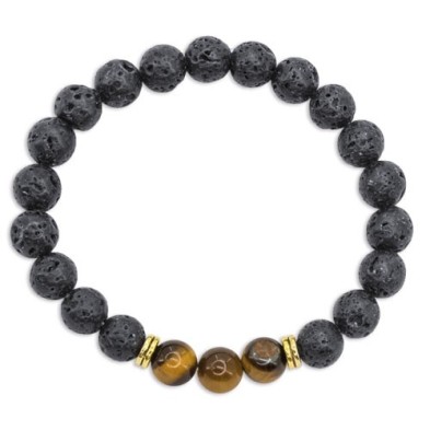 PULSERA PIEDRA VOLCÁNICA