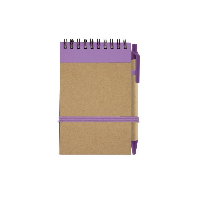 BLOC DE NOTAS CON BOLIGRAFO RECICLADO "MAEL"