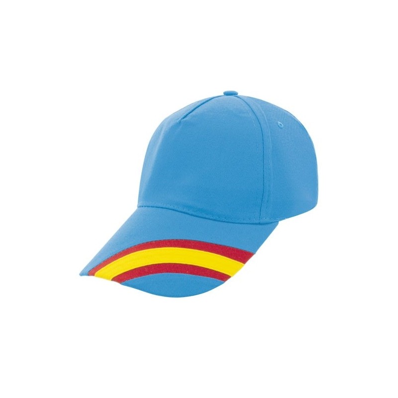 GORRA NACIONAL 5 PANELES ALGODN PEINADO "DEVA"