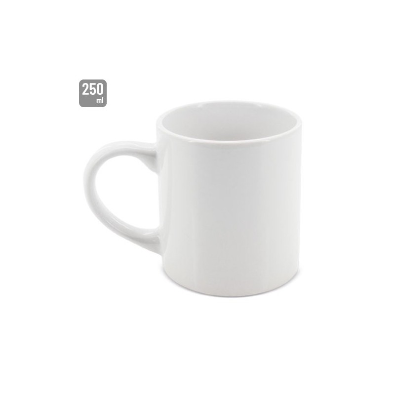 MUG SUBLIMACION 250 ML BLANCA "LUNGO"