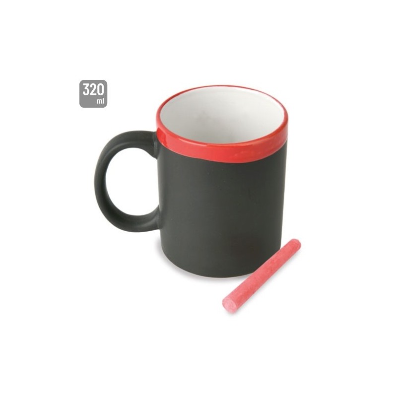 MUG DE CERAMICA PIZARRA "TIZAL"