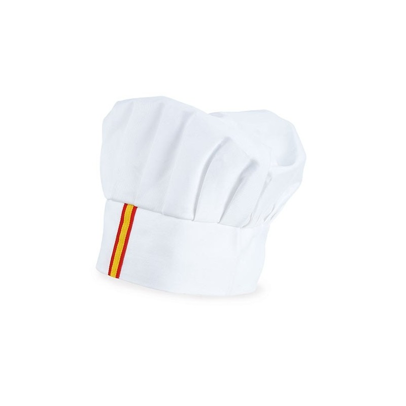 GORRO COCINERO BANDERA BLANCO "RONCER"