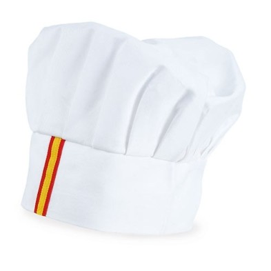 GORRO COCINERO BANDERA BLANCO "RONCER"