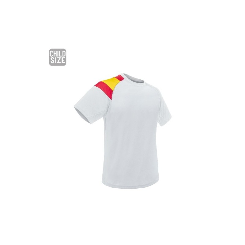 CAMISETA BANDERA NIÑO D&F BL12-14 "GALDANA"