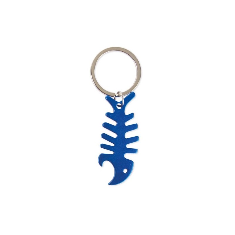 LLAVERO ALUMINIO RASPA AZUL