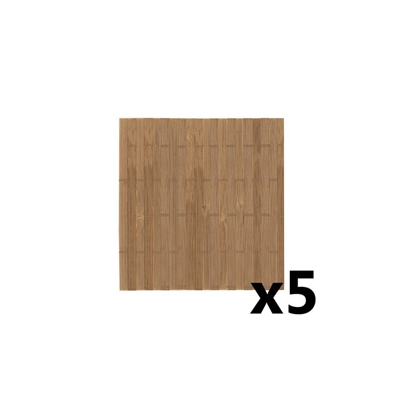 SET 5 POSAVASOS DE BAMBÚ "CEYLAN"
