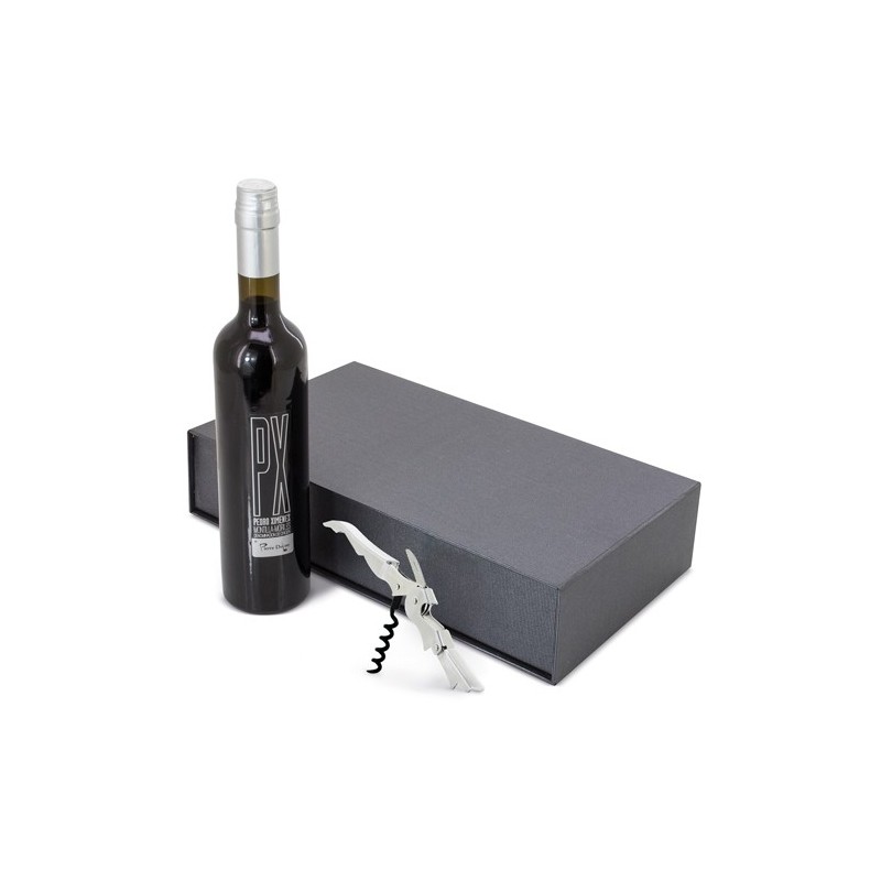 ESTUCHE VINO PX CON ABRIDOR SACACORCHOS