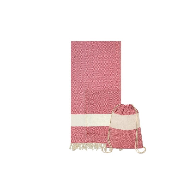 TOALLA PAREO MOCHILA "SOFT-ECO"