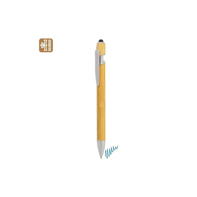 BOLIGRAFO DE BAMBÚ CON TOUCH " RIVERSIDE"