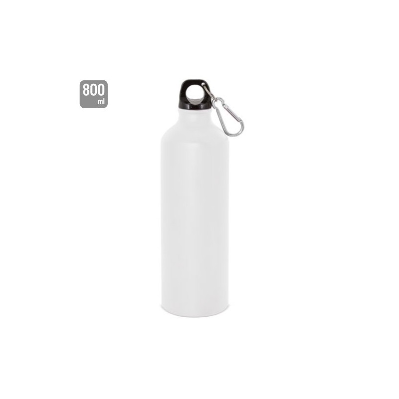 BOTELLA DE ALUMINIO CON MOSQUETON 800 ml. "TUAREG"