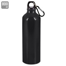 BOTELLA DE ALUMINIO CON MOSQUETON 800 ml. "TUAREG"