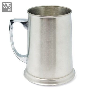 JARRA ACERO INOXIDABLE DOBLE CAPA 375ML "BERGEN"