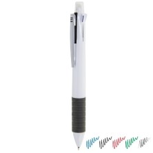 BOLIGRAFO 4 COLORES CON PORTAMINAS Y GOMA "XIM"
