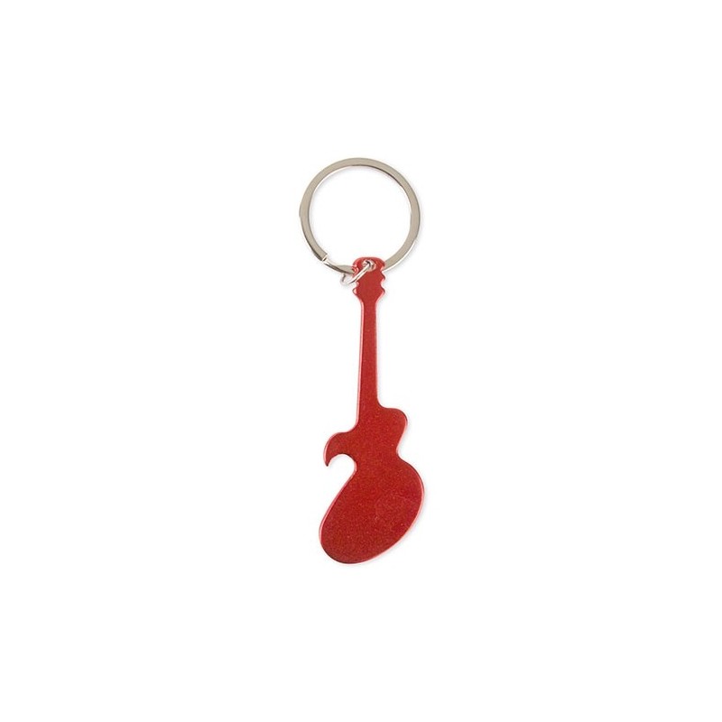 LLAVERO ALUMINIO GUITARRA RO