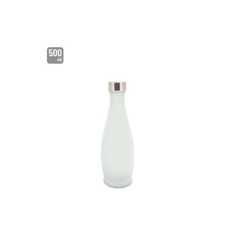 BOTELLA ESMERILADA 500ML "AQUA SANA"