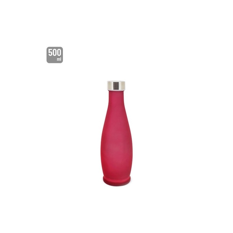 BOTELLA ESMERILADA 500ML "AQUA SANA"