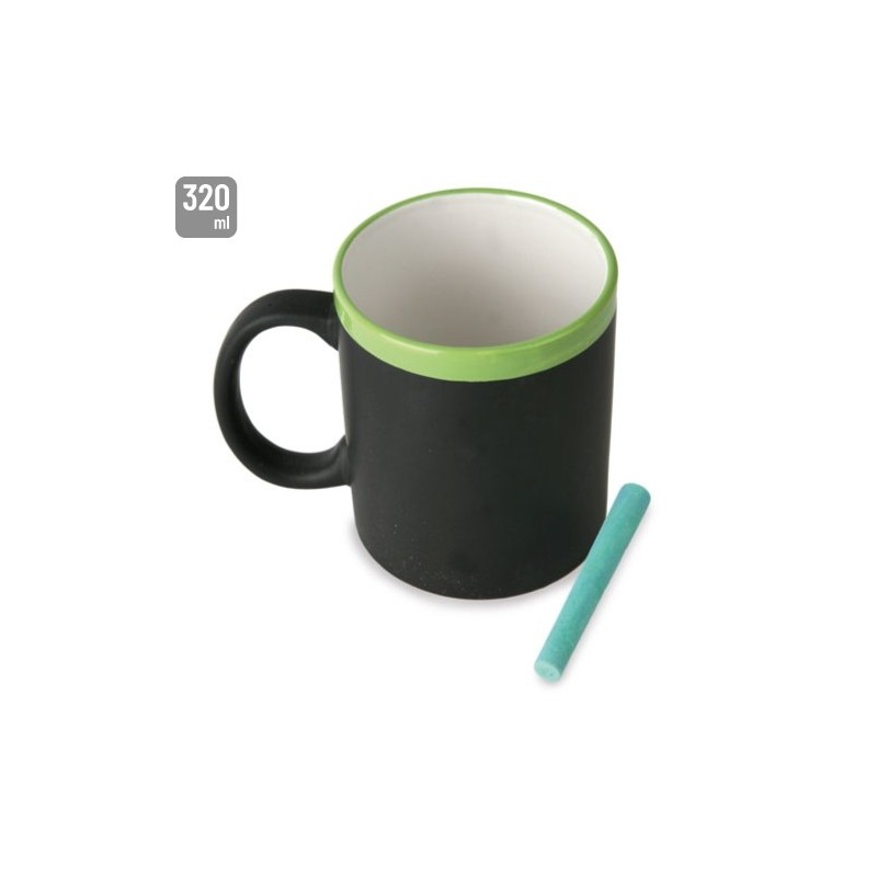 MUG DE CERAMICA PIZARRA "TIZAL"