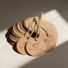 ETIQUETAS KRAFT PACK 100 100% FSC