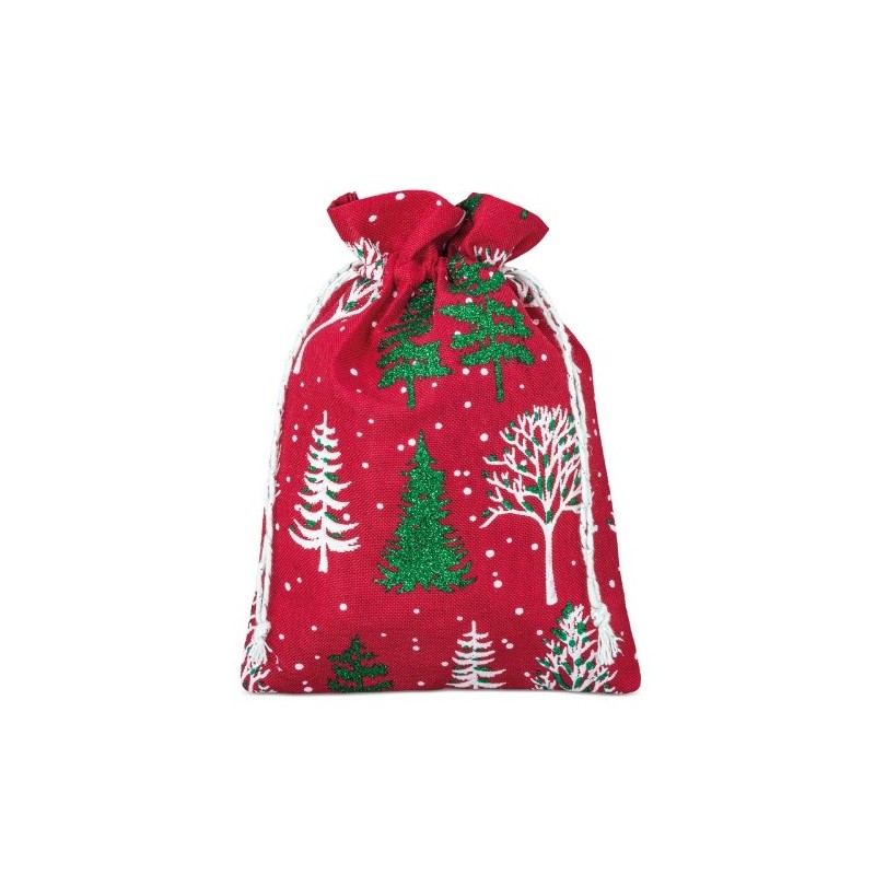BOLSA REGALO NAVIDEÑA 13*18 CM "SNOWY"
