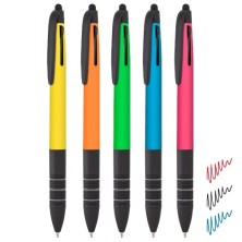 SET BOLÍGRAFOS 3 TINTAS "IMPACT" (PACK 5 UD)