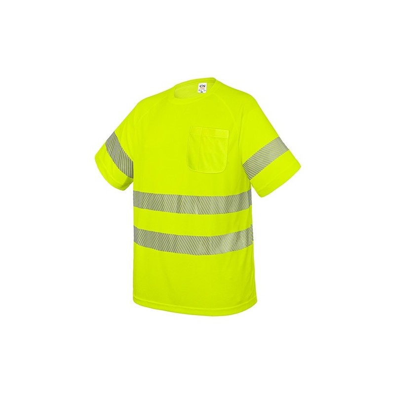 CAMISETA CON BOLSILLO Y BANDAS REFLECTANTES "ELÁST"