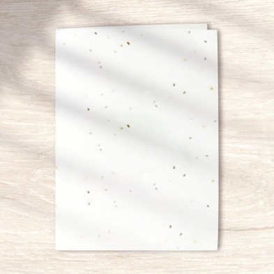 TARJETA DOBLE GERMINA 200GR 1 CARA 100% FSC