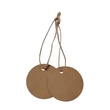 ETIQUETAS KRAFT PACK 100 100% FSC