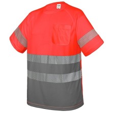 CAMISETA CON BOLSILLO Y BANDAS REFLECTANTES "ELÁST"