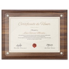 MARCO DE MADERA DIPLOMA A4 "EXCELENCIA"